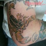Scorpion Elbow Tattoo #Scorpion #ScorpionTattoo #ElbowTattoo #AnimalTattoo #WildlifeTattoo 