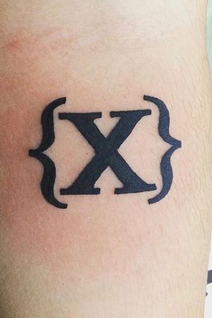 IAMX @elohim.tattoo no insta #blackwork #iamx