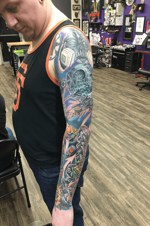 Sleeve in progress of Star Wars related imagery and graffiti !