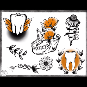 All available except the mandible/jaw bone design! 
