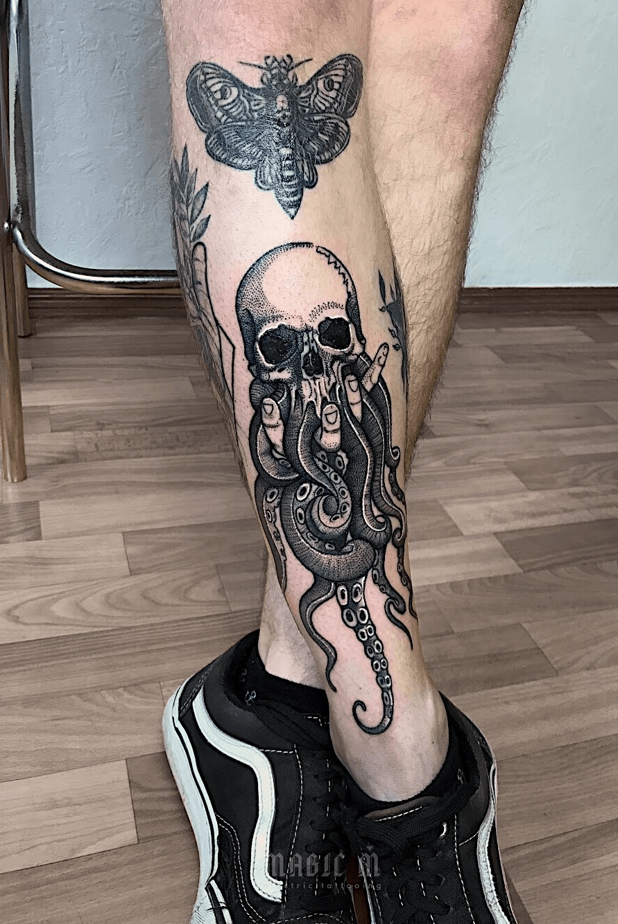 39 Interesting Octopus Skull Tattoo Designs with Meanings and Ideas  Body  Art Guru