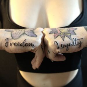 Freedom and loyalty, caligrafía, tipografía, letras, font, lettering 