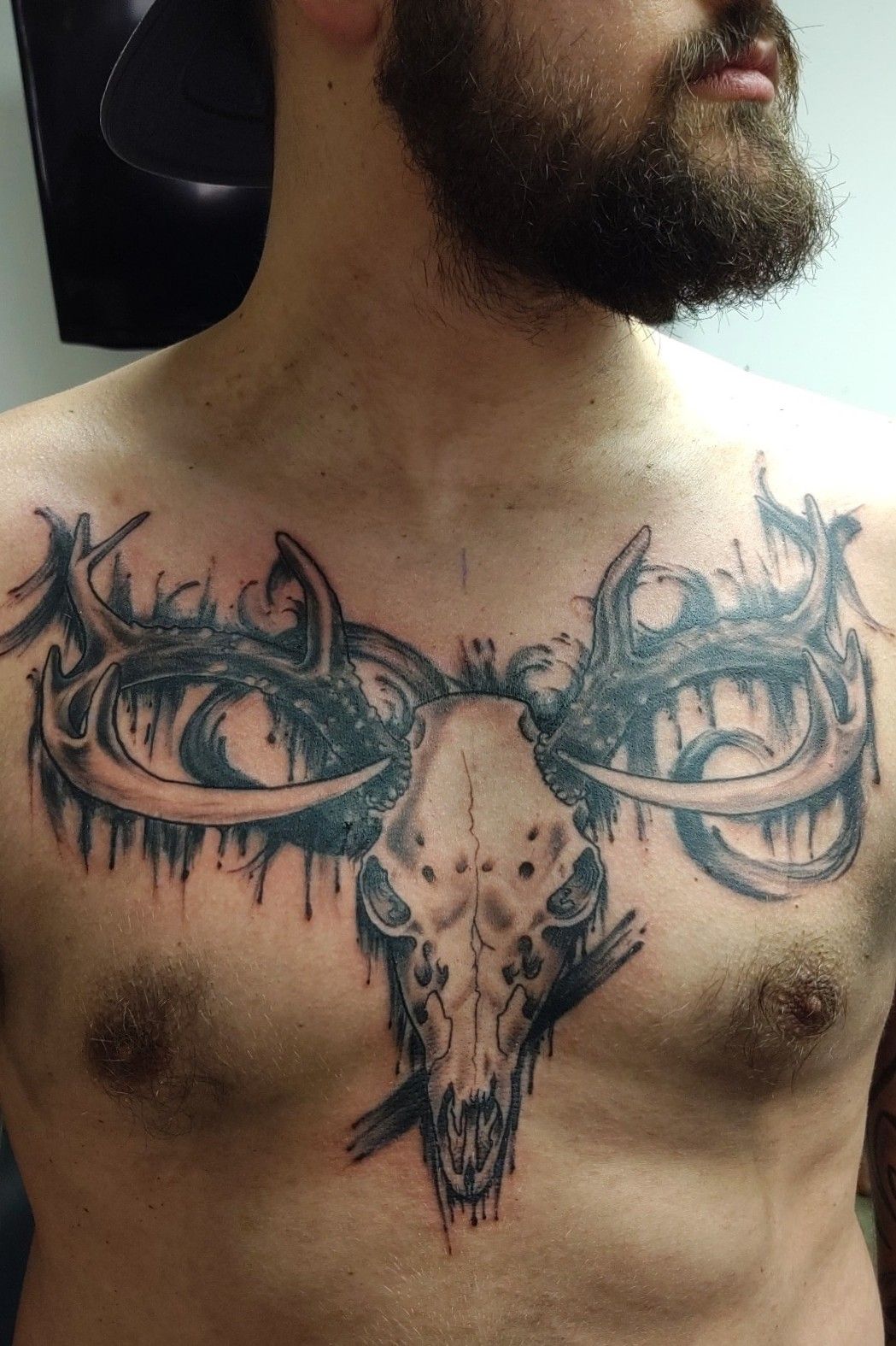 50 Skull Chest Tattoo Designs For Men  Haunting Ink Ideas  Chest tattoo  men Full chest tattoos Cool chest tattoos