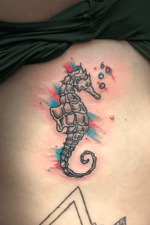 Awesome seahorse watercolor 