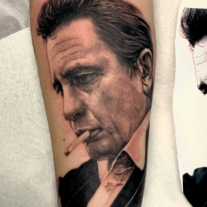 Johnny Cash portrait 