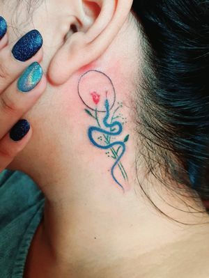 Little Snake Tattoo #ink #inked #inkedgirl #inkedlife #inkedup #inkedwoman #tattoogirl #tattoowoman #femaletattoo #femaletattooartist #femaleartist #womensempowerment #art #artwork #freestyle #girlspower #desing #desingtattoo #proyect #work #ensenada #bajacalifornia #mexico 