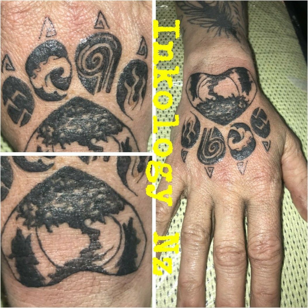 Wolf tattoo  Wolf print tattoo Wolf paw tattoos Wolf tattoo sleeve