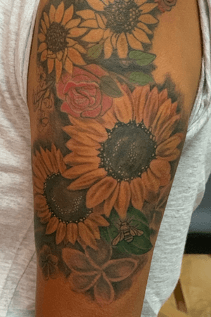 Realism Sunflowers 