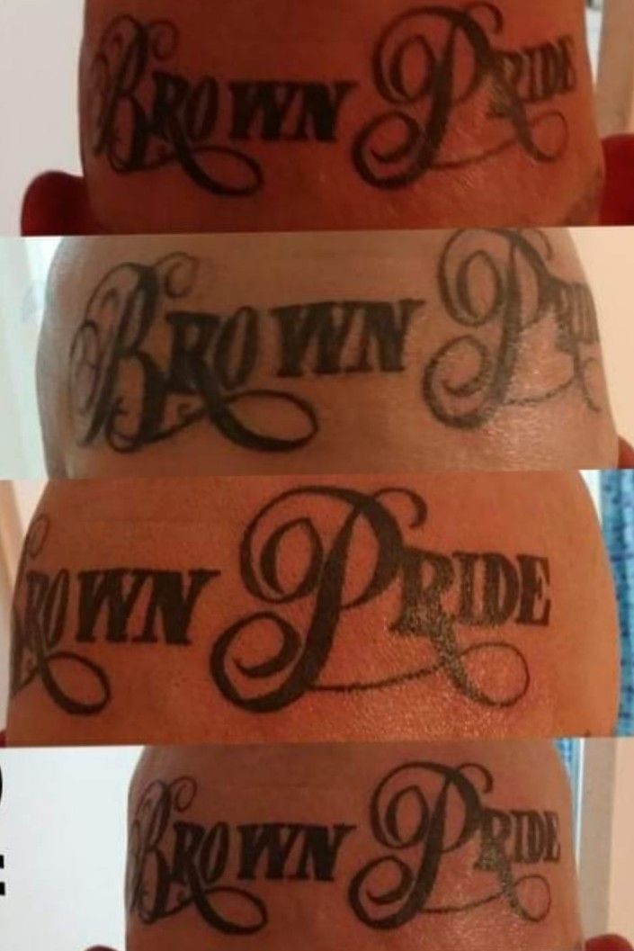 Brown Pride tattoo