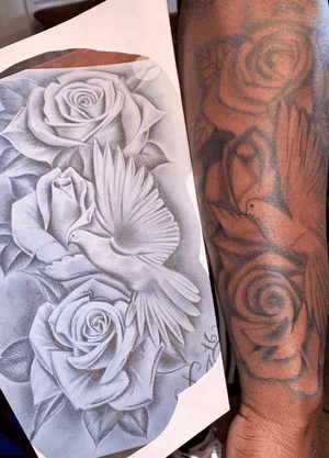 Example of Half Sleeve Special $300             Contact me to schedule an appointment.              290ink Tattoo Shop                                             3610 Mangum St. Houston, Texas 77092