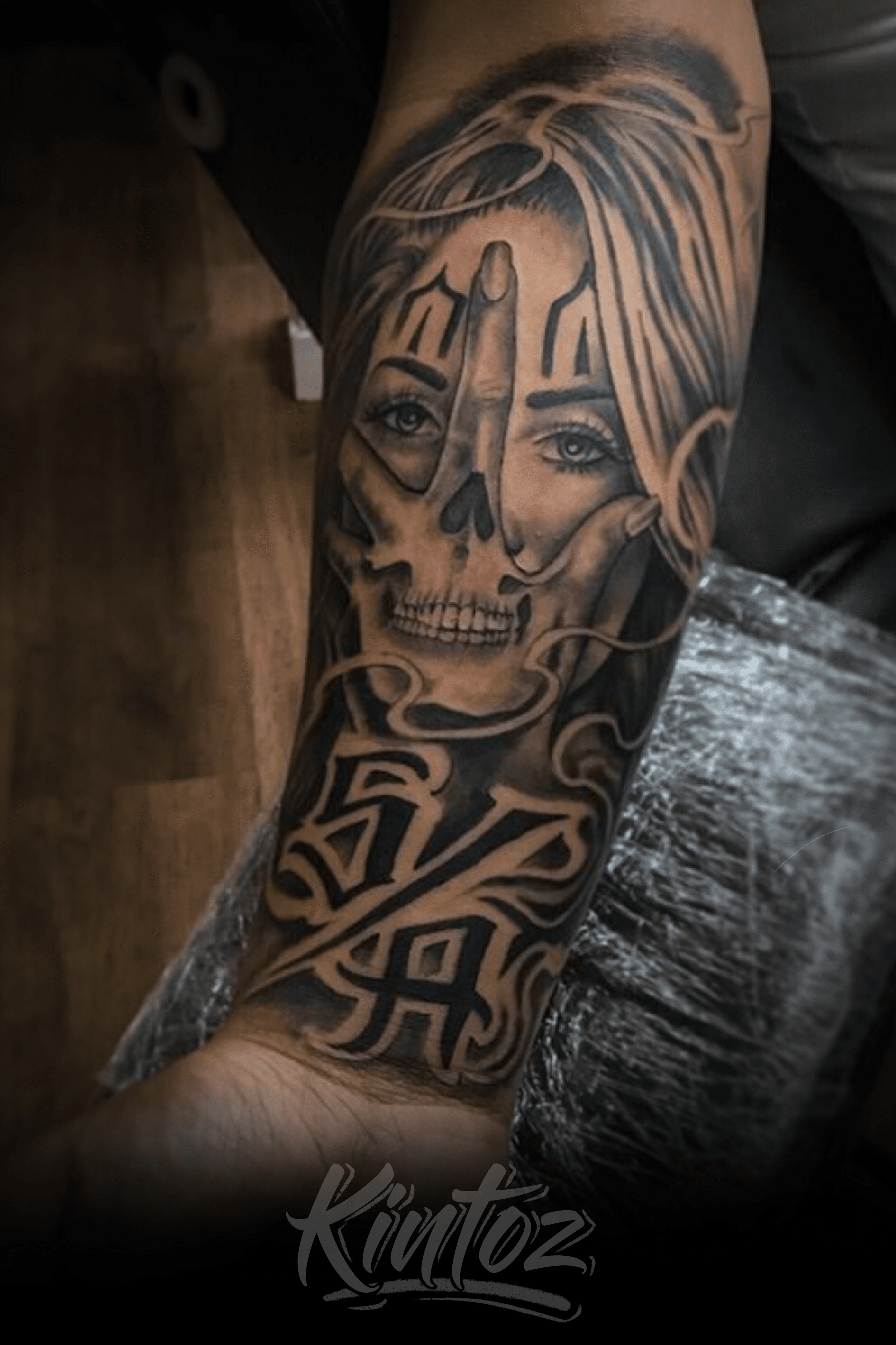 Tattoo uploaded by (S/A) South Atlanta Studio & Gallery • Clown face skull hand tattoo South Atlanta logo tattoos by kintoz #atlanta #atl #tattoo # tattoos #blackandgreytattoo #blackandgreytattoos #ink #atlantatattoos #atlantatattoo #tattooed ...