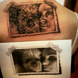 Portraits ..Funny portrait ... true love !#lilithdivine #lilithdivinetattoo #madnesscircus #lilithdivineartist #balmtattoo #magicmooncartridge #bishoprotary #blackandgreytattoo #realistictattoos #DarkArt #darkartists 