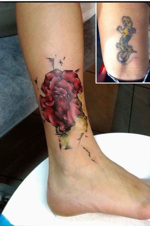 Coverup color rose abstract surrealistic