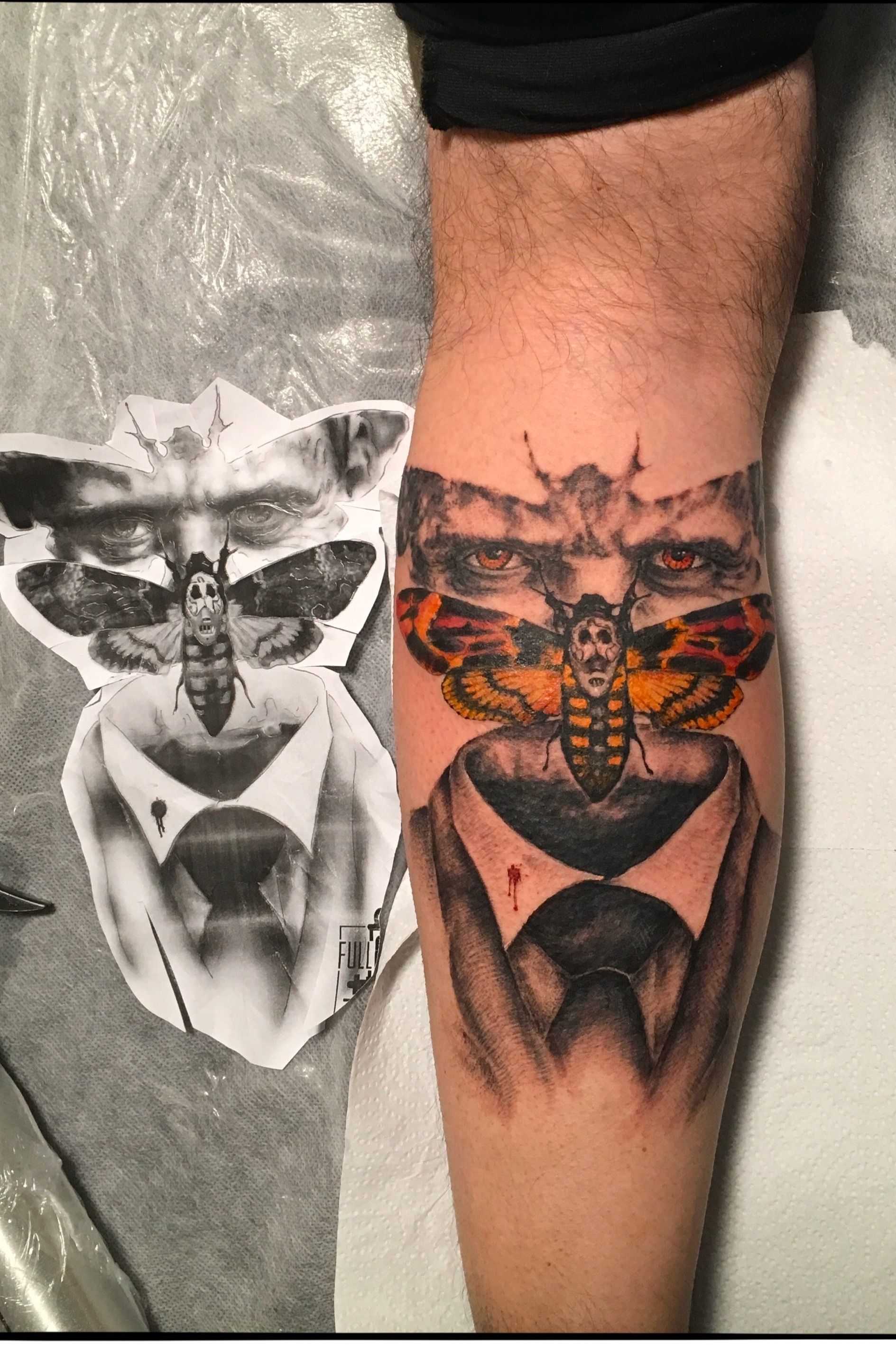 Tattoo uploaded by Shock Connery  Hannibal silence of the lambs maniac  movie actor villain  Tattoodo