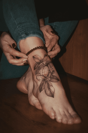 Garden rose tattoo, 1 rl 