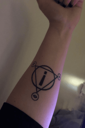 My second tattoo and my most meaningful because it is the symbol of my favorite band. Their music has gotten me through a lot of shit and it means a lot to me.