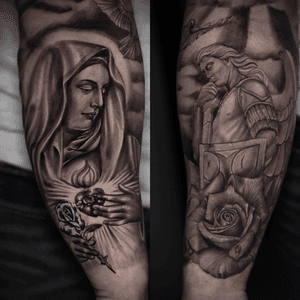 #religioustattoo #tattoos #tattoo #saneltattoo #blackandgreytattoo