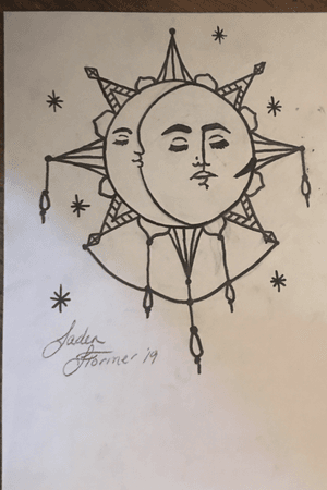 The sun and the moon at peace 