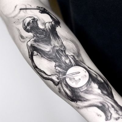 Dead Drummer. Inspired by AGO sculpture. @ndrewscott