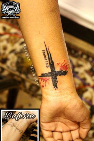 "Cross Tattoo"(Cover-up) "TATTOO GALLERY" Bharath Tattooist #8095255505 "Get Inked or Die Naked'' #tattoo #crosstattoo #coveruptattoo #Christian #Christiantattoo #worldtattoo #girlstattoo #tat #tattooedboys #tattooedgirls #tattoopassion #tat #tattooart #newtattoos #piercingshop #tattoolove #tattoomodels #tattooedmodels #instatattoo #tattootrends #tattootreand #tattoolife #tattooartist #tattooist #indiantattoo #insta #karnatakatattooartist #davangeresmartcity #karnataka #india