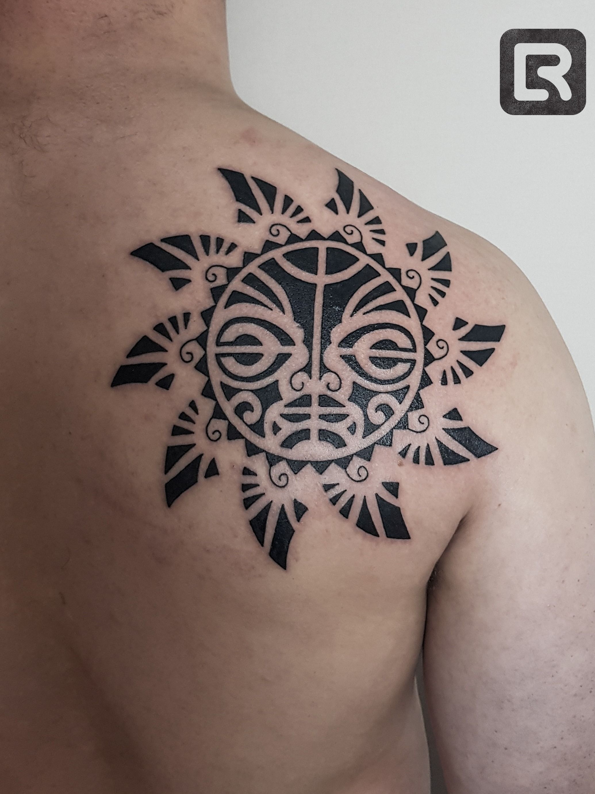 Tattoo Polynesia Circle circle symmetry monochrome sticker png  PNGWing