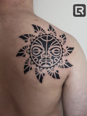 #raskinstyle #Polynesian #black #sun