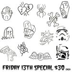 Friday 13th Special. First come first served.