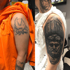 Cover up I did ..2 days in a row