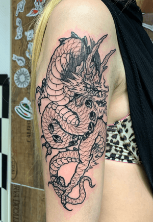 Dragon japanesetattoo #tattoo #dragontattoo #japanesetattoo #zurichtattoo #hautrock #haarrock #joaootreze