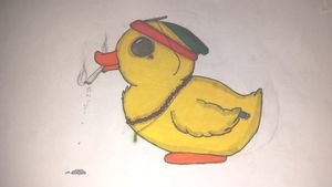 "Rubber Ducky" Drawn by Vi (me)