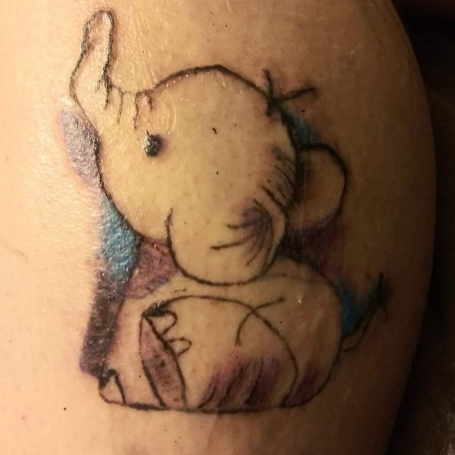 Purple Elephant  Alzheimers Awareness  Ill remember for you   allweinrealtor got this beautiful tattoo for her mom  endalz  purpletribe tattoo  Facebook