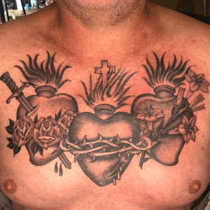 Sacred Hearts by Nic Fury at TradeMark Tattoo