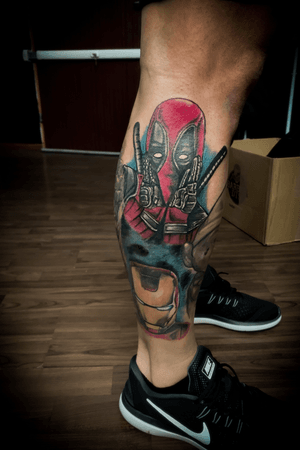 #deadpooltattoo#marvel#ironman#painandpleasuretattoostudio#vienna#wien#tattooartist#tattoos#tattoo#openbookings#booknow#tattooist#ink#inked#