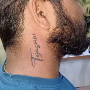  tattoo on neck
