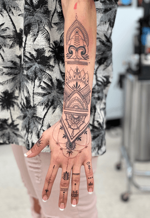 Henna tattoo done by me Jt. #henna#hennatattoo