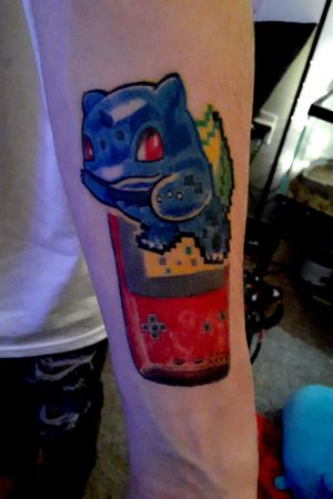 I need to get it touched up but it was my first tattoo ever and I love it so much. POKEMON WILL NEVER DIE!! 