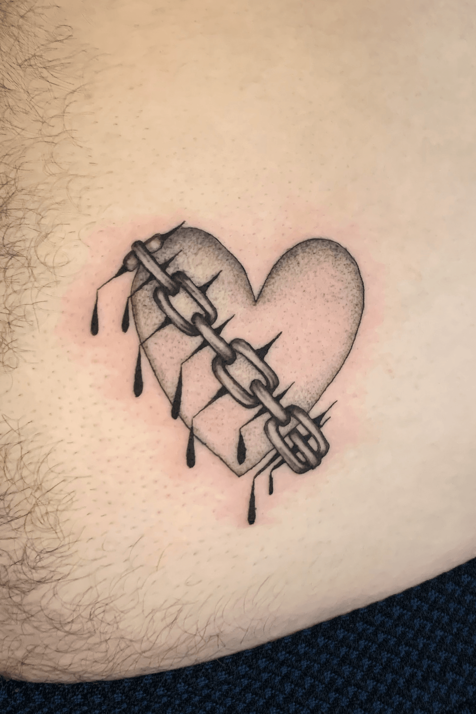 tattoo wire broken heart