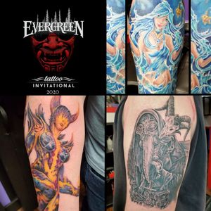 Tattooing March 20th-22nd at the Evergreen Tattoo Invitational 