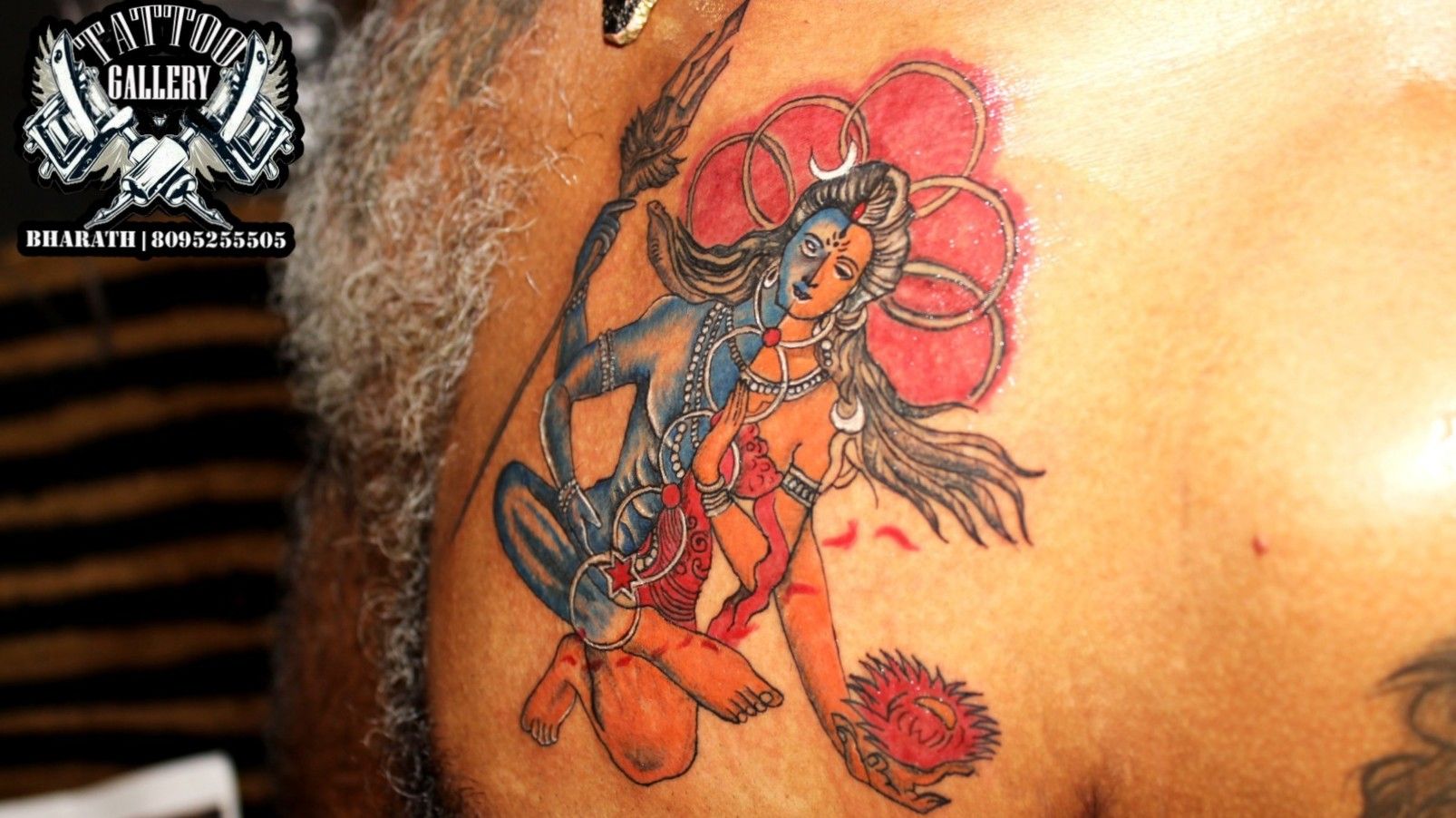 Shiv Shakti Trishul Tattoo Rudhraksha Waterproof For Men and Women  Temporary Tattoo