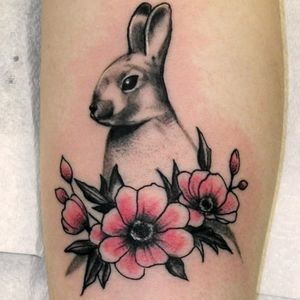 Rabbit with blossoms,  £60