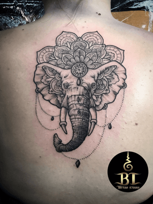 Done Mandala elephant tattoo by P’Not (www.bt-tattoo.com) #bttattoo #bttattoothailand #thaitattoo #bangkoktattoo #bangkoktattooshop #bangkoktattoostudio #tattoobangkok #thailandtattoo #thailandtattooshop #thailandtattoostudio #tattoothailand #thailand #bangkok #tattoo 