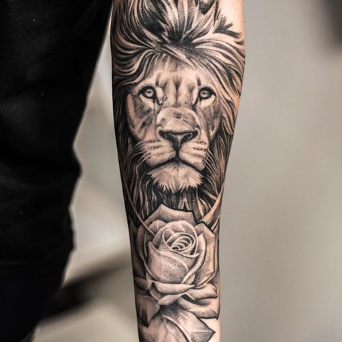 Tattoo uploaded by Jannes de Groot Tattoo • Lion Tattoo Done by: Jannes ...