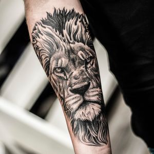 Lion TattooDone by: Jannes de Groot