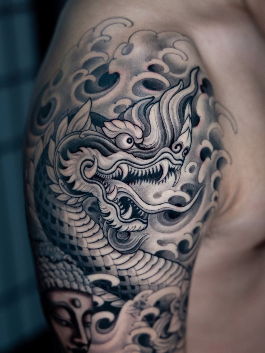 Naga  Tattoos by Spencer  Thailand