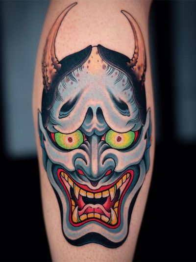 Hannya mask.