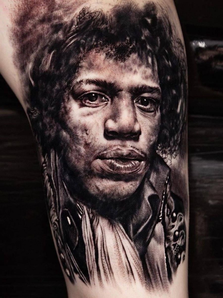 Tattoo uploaded by Suno Park • Jimi Hendrix • Tattoodo