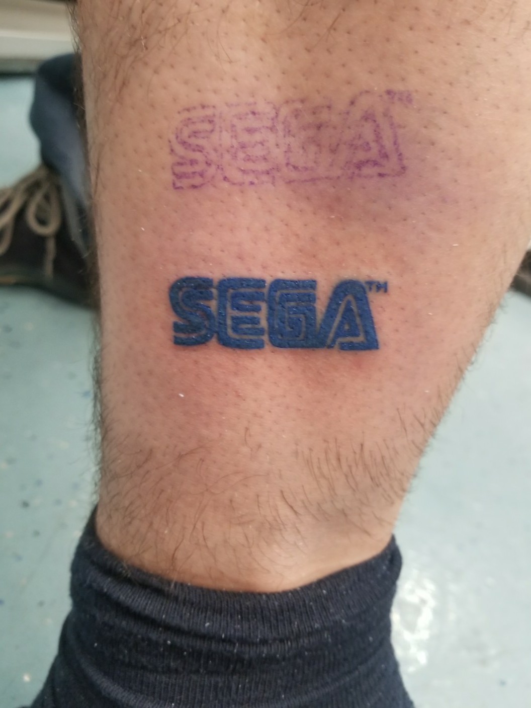 Tattoo Uploaded By Desi B. • Sega Logo • Tattoodo