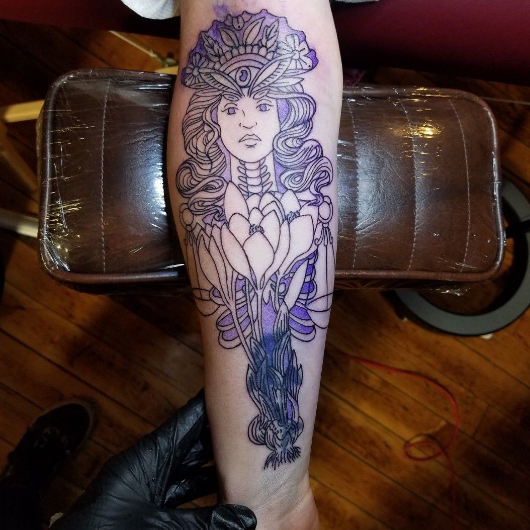 Tattoos CT  LISETTE MARTINEZ on Instagram Goddess Persephone from  yesterday thank you for the trust Claire wwweyekandiinkcom   eyekandiinkgmailcom  Cartridge Needle