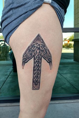 Incredible Nordic design by Tony4Fingers at Trinity Art Collective in Tucson,Az