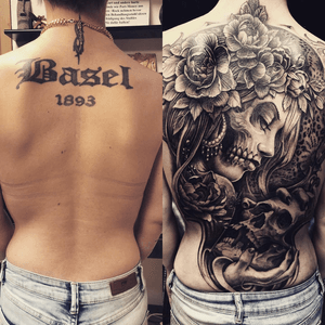 Cover-up Tattoo by Floyd Varesi #coverup